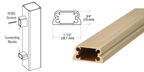 CRL 100 Series 241" Rail Connecting Block