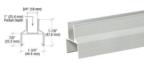 CRL 100/150 Series 241" Bottom Rail