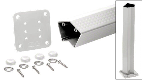 CRL 200, 300, 350, and 400 Series 48" 135 Degree Surface Mount Post Kit