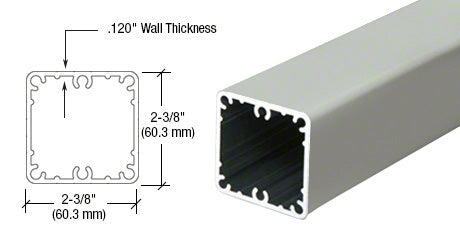 CRL 200, 300, 350, and 400 Series 36" Fascia Mount Post Only