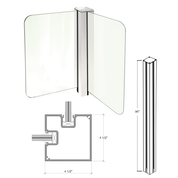 CRL 96" Cielo Corner Post Kit