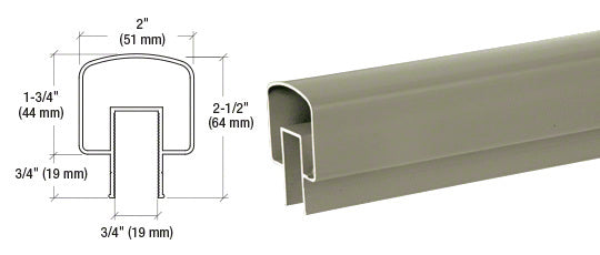 CRL 100 Series 241" Top Rail