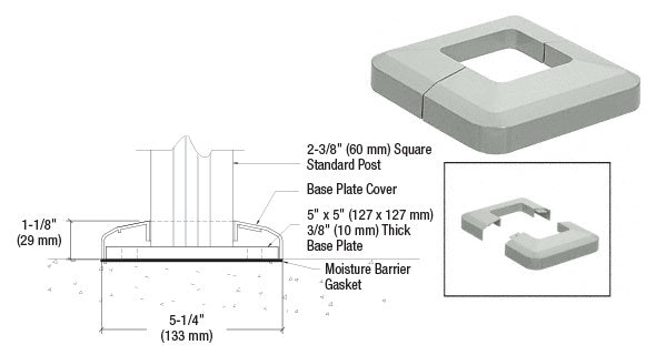 CRL Base Plate Cover