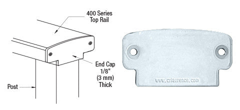 CRL 400 Series Decorative End Cap