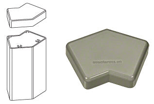 CRL 100 Series 135 Degree Post Cap