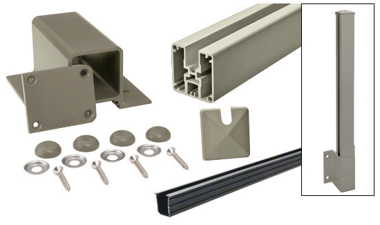 CRL 1100 Series End Fascia Mount Post Kit