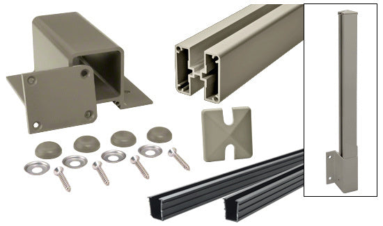 CRL 1100 Series Center Fascia Mount Post Kit