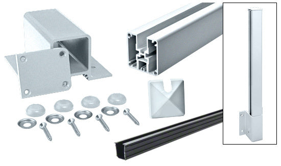 CRL 1100 Series End Fascia Mount Post Kit