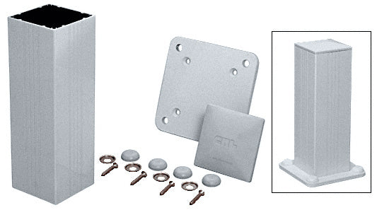 CRL Standard 4" x 4" Surface Mount 48" Long Post Kit