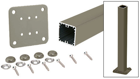 CRL 200, 300, 350, and 400 Series 48" Surface Mount Post Kit