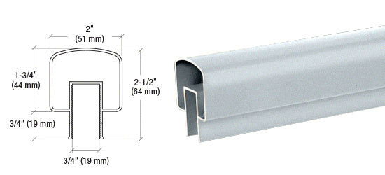 CRL 100 Series 241" Top Rail