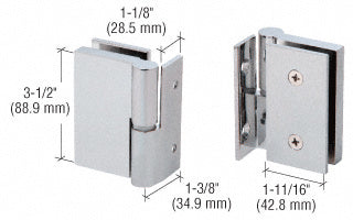 CRL 316 Single Acting Left Hand Wall-to-Glass Gate Hinge