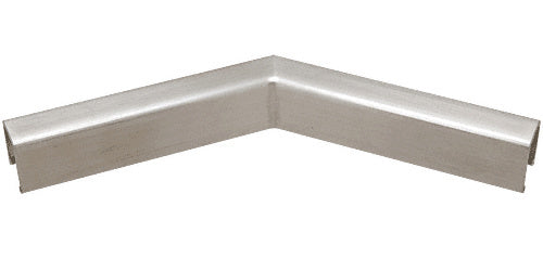 CRL Stainless U-Channel 135 Degree Horizontal Corner for 3/4" Glass Cap Railing