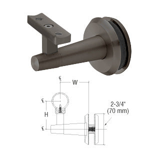 CRL-Blumcraft® Pacific Series Glass Mounted Hand Rail Bracket