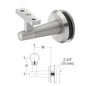 CRL-Blumcraft® Pacific Series Glass Mounted Hand Rail Bracket