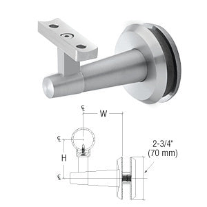 CRL-Blumcraft® Pacific Series Glass Mounted Hand Rail Bracket