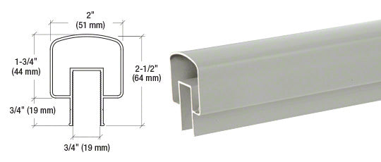 CRL 100 Series 241" Top Rail