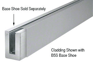 CRL 316 120" Straight Cladding for B5S Series Standard Square Aluminum Base Shoe