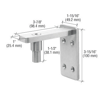 Pivoting Railing Hardware CRL Wall Mount Gate Pivot