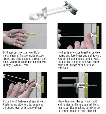 CRL Snaptoggle® 3/8" - 16 Toggle Anchor