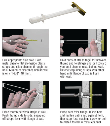 CRL Snaptoggle® 1/4" - 20 Toggle Anchor