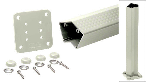 CRL 200, 300, 350, and 400 Series 42" Long 135 Degree Surface Mount Post Kit