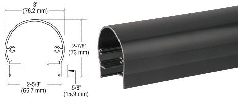 CRL 300 Series 241" Top Rail