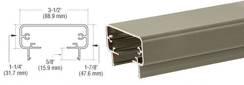 CRL 200 Series 241" Long Top Rail