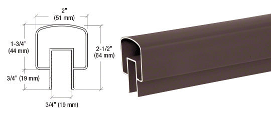 CRL 100 Series 241" Top Rail