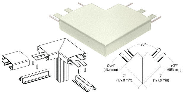 CRL 400 Series Top Cap 90º Corner