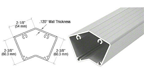 CRL 200, 300, 350, and 400 Series 36" Long 135 Degree Post