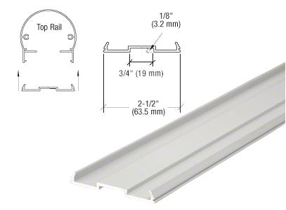 CRL 241" Top Rail Infill for Pickets