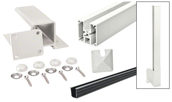 CRL 1100 Series End Fascia Mount Post Kit