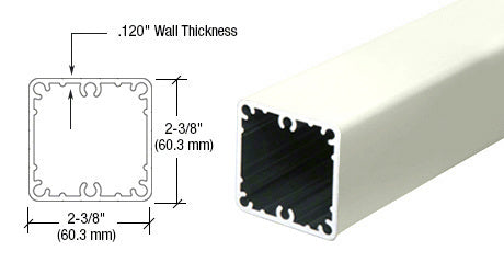 CRL 200, 300, 350, and 400 Series 36" Fascia Mount Post Only