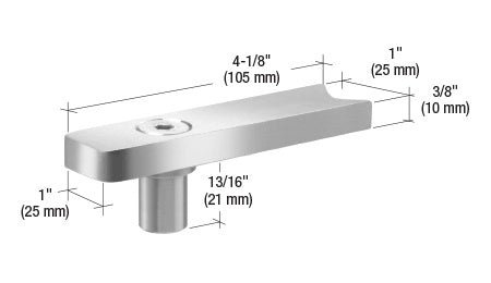 CRL Round Post Mount Gate Pivot