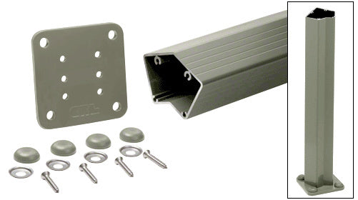 CRL 200, 300, 350, and 400 Series 48" Long 135 Degree Surface Mount Post Kit