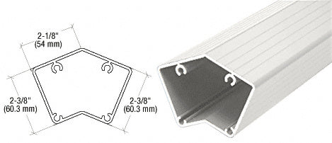 CRL 200, 300, 350, and 400 Series 48" 135 Degree Surface Mount Post