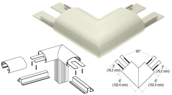 CRL 350 Series Top Cap 90º Corner