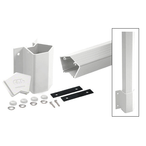 CRL 42" Outside 135 Degree Fascia Mount Post Kit for 100 Series Rails