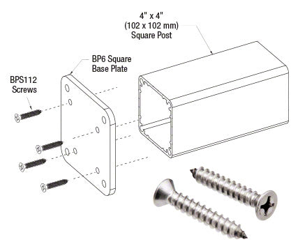 CRL Base Plate Screw