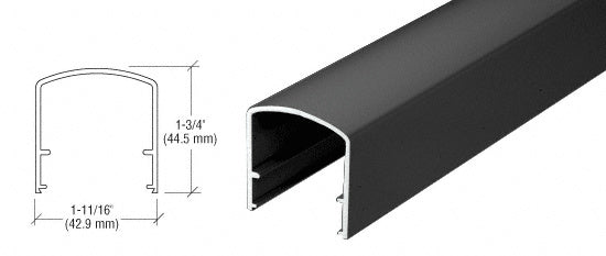 CRL 200, 300, 350 and 400 Series 241" Long Horizontal Mid-Rail