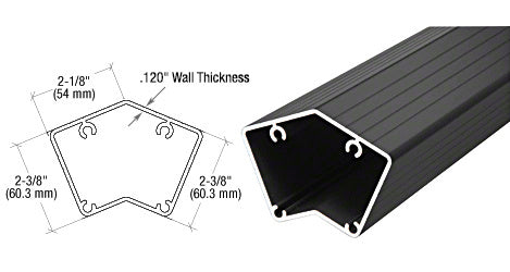 CRL 200, 300, 350, and 400 Series 36" Long 135 Degree Post