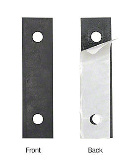 CRL Black Fascia Mount Moisture Barrier Gaskets - Set of Two