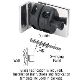 CRL 316 Wall/Square Post Mount Gate Latch