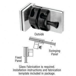 CRL 316 90 Degree Glass-to-Glass Gate Latch