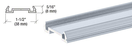 CRL Standard Bottom Rail Filler 241" Long