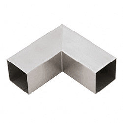 CRL Stainless 90 Degree Horizontal Corner for 1-1/2" Square Hand Railing