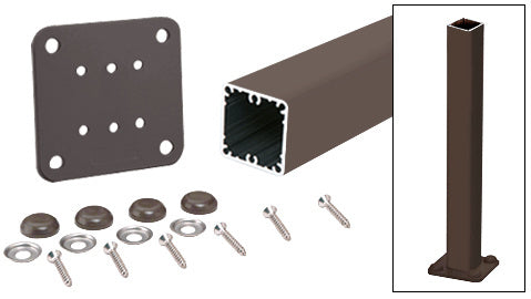 CRL 200, 300, 350, and 400 Series 42" Surface Mount Post Kit