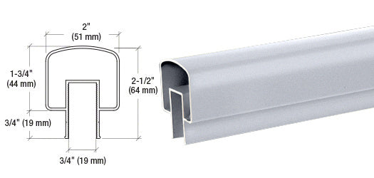 CRL 100 Series 241" Top Rail