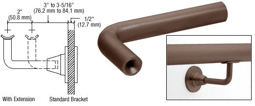 CRL Newport Series Extension Arms for HR2D Series Brackets